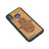 Huawei P20 Lite Hamsa Imbuia Wood Case