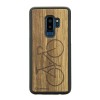 Samsung Galaxy S9+ Bike Frake Wood Case