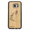 Samsung Galaxy S7 Edge Wolf Oak Wood Case