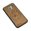 Samsung Galaxy S7 Edge Fox Merbau Wood Case