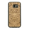 Samsung Galaxy S7 Edge Aztec Calendar Anigre Wood Case