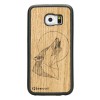 Samsung Galaxy S6 Edge Wolf Oak Wood Case