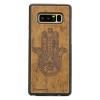 Samsung Galaxy Note 8 Hamsa Imbuia Wood Case