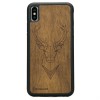 Apple iPhone XS MAX Deer Imbuia Wood Case