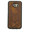 Samsung Galaxy S6 Compass Merbau Wood Case