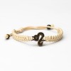 Wooden Bracelet Zodiac Sign - Leo - Merbau Cotton