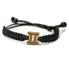 Wooden Bracelet Zodiac Sign - Gemini - Anigre Cotton