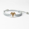 Wooden Bracelet Zodiac Sign - Aries - Anigre Cotton