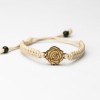 Wooden Bracelet Rose Anigre Cotton
