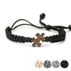 Wooden Bracelet Puzzel Merbau Cotton