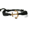 Wooden Bracelet Anchor Anigre Cotton