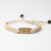 Wooden Bracelet Coordinates Anigre Cotton (Custom)