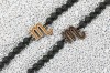 Wooden Bracelet Zodiac Sign - Scorpio - Anigre Stone