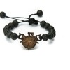 Wooden Bracelet Lumberjack Ornament Merbau Stone