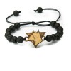 Wooden Bracelet Dog 01 Anigre Stone