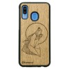 Samsung Galaxy A40 Wolf Oak Wood Case