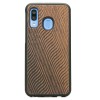 Samsung Galaxy A40 Waves Merbau Wood Case