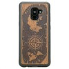 Samsung Galaxy A8 2018 Compass Merbau Wood Case