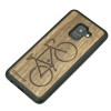 Samsung Galaxy A8 2018 Bike Frake Wood Case