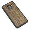 Samsung Galaxy A8 2018 Aztec Calendar Frake Wood Case