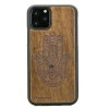 Drewniane Etui na iPhone 11 PRO HAMSA IMBUIA