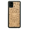 Samsung Galaxy A71 Aztec Calendar Anigre Wood Case