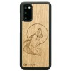 Samsung Galaxy S20 Wolf Oak Wood Case