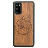 Samsung Galaxy S20 Fox Merbau Wood Case