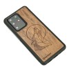 Samsung Galaxy S20 Ultra Wolf Imbuia Wood Case