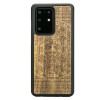 Samsung Galaxy S20 Ultra Aztec Calendar Frake Wood Case