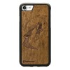Apple iPhone SE 2020 Wolf Imbuia Wood Case