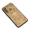 Xiaomi Redmi Note 8T Aztec Calendar Anigre Wood Case