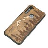 Xiaomi Redmi Note 8T Mountains Imbuia Wood Case