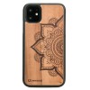 iPhone 11 Mandala Apple Tree Wood Case