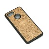 Google Pixel 3 Aztec Calendar Anigre Wood Case