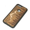 Google Pixel XL Mountains Imbuia Wood Case