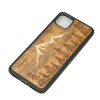 Google Pixel 4 Mountains Imbuia Wood Case