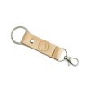 Leather Keychain - Pro - Genuine Leather - Natural