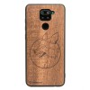 Xiaomi Redmi Note 9 Fox Merbau Wood Case