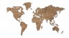 World Map Bewood - Plywood Birch - Walnut shade