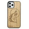 Apple iPhone 12 Pro Max Wolf Oak Wood Case