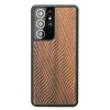 Samsung Galaxy S21 Ultra Waves Merbau Wood Case