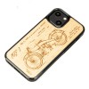 Apple iPhone 13 Mini Harley Patent Anigre Wood Case