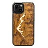 Apple iPhone 13 Mini Mountains Imbuia Wood Case