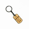 Wooden Keychain JOURNEY BLACK