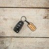 Personalized Bewood Keychain - Your Inscription - Black