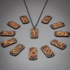 Dog tag Bewood Zodiac Signs Imbuia Black