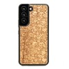 Samsung Galaxy S22 Flowers Anigre Wood Case