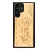 Samsung Galaxy S22 Ultra Harley Patent Anigre Wood Case