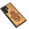 Samsung Galaxy S22 Ultra Hamsa Imbuia Wood Case